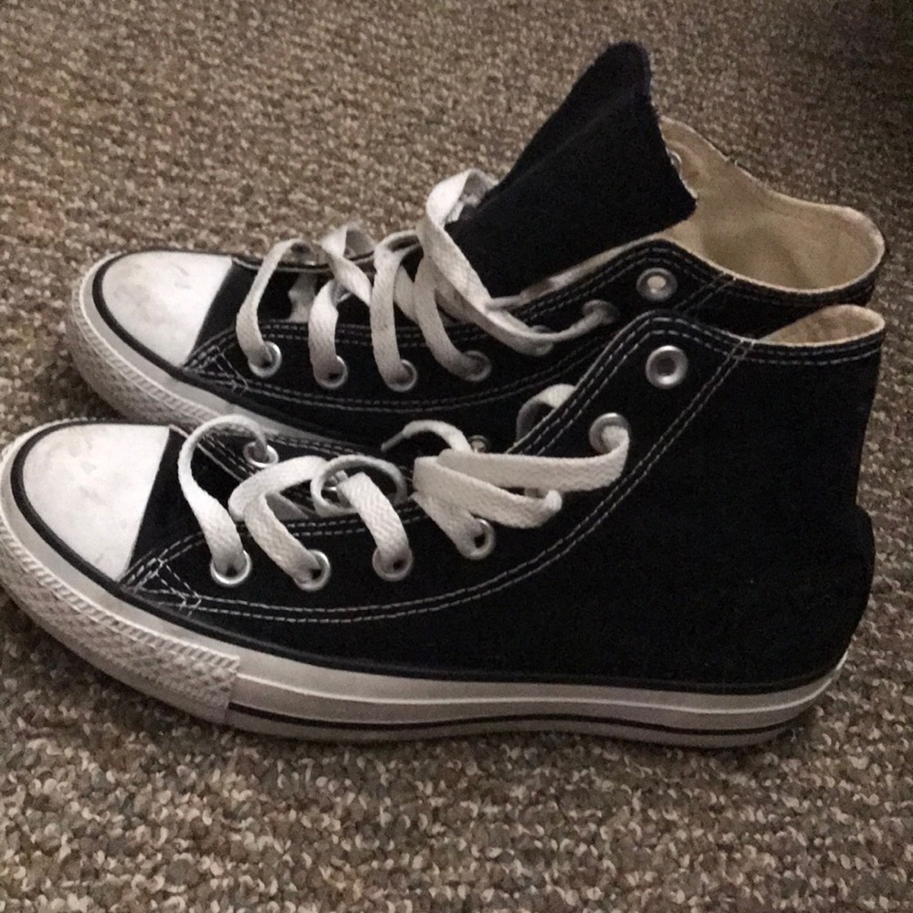 Black Converse High Tops, gently used